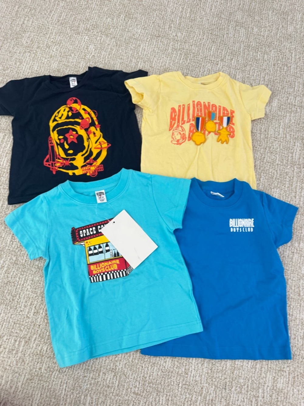 Billionaire Boys Club Kids Multi-Color Graphic Tee Bundle